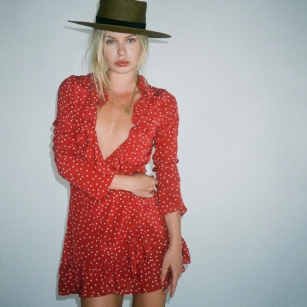 Realisation Par Red Polka Dot Dress